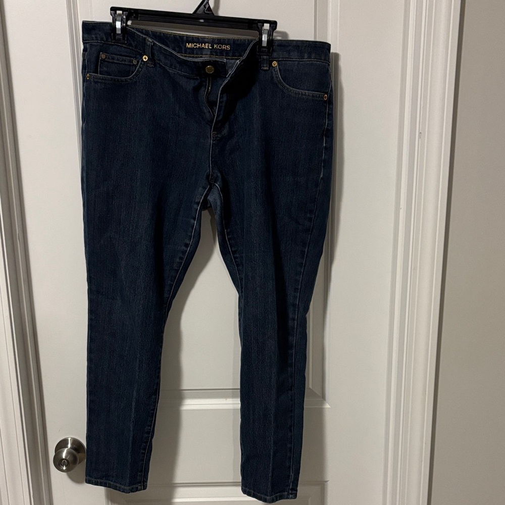 Michael Kors Women's Deep Blue Skinny Jeans